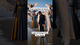 Enemies to lovers. Lady Archangel Fey #defiantgentleness #angel #demon #zeus #romantasy
