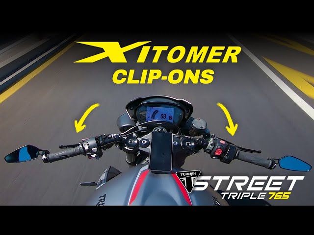 Clip-on installation for Triumph Street Triple 765RS! | Xitomer