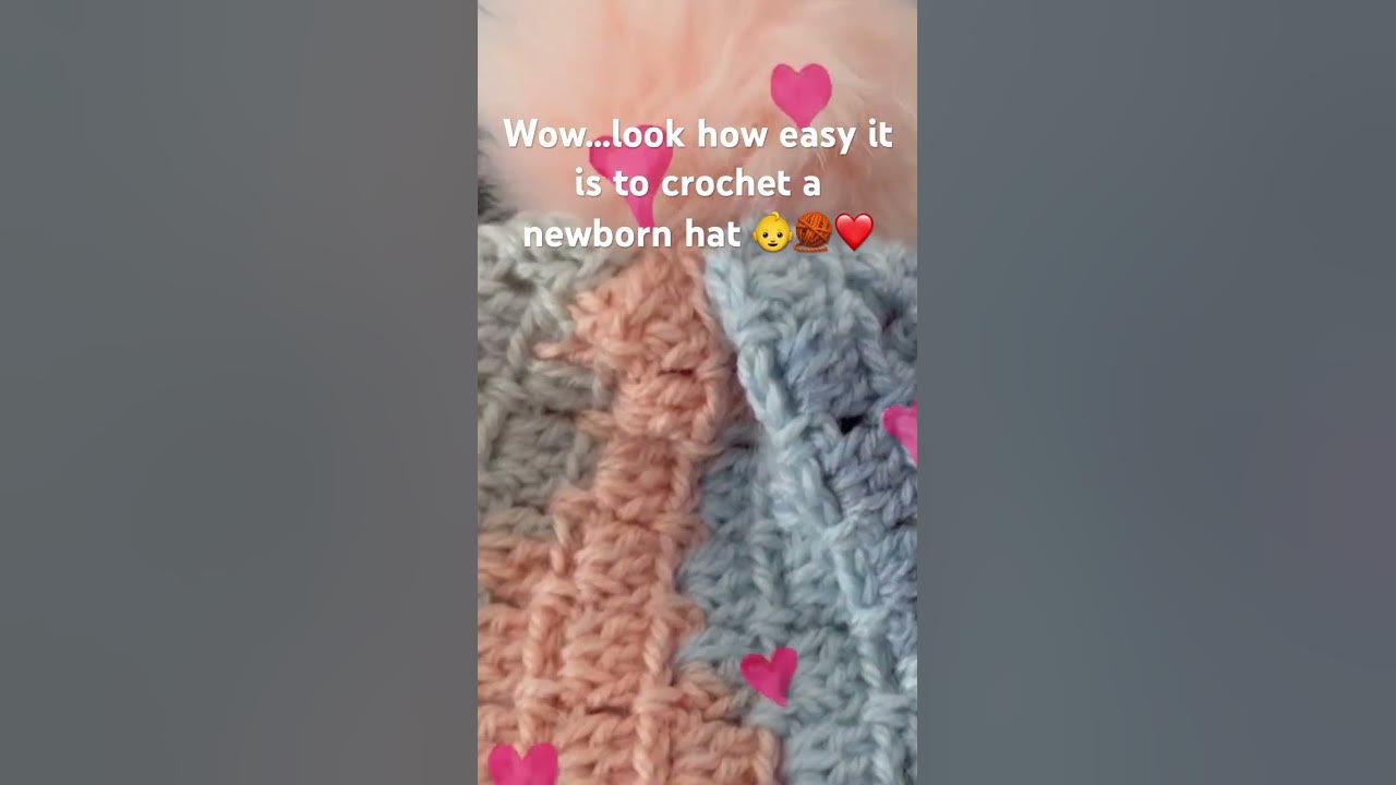 wow-look-how-easy-it-is-to-crochet-a-newborn-hat-youtube