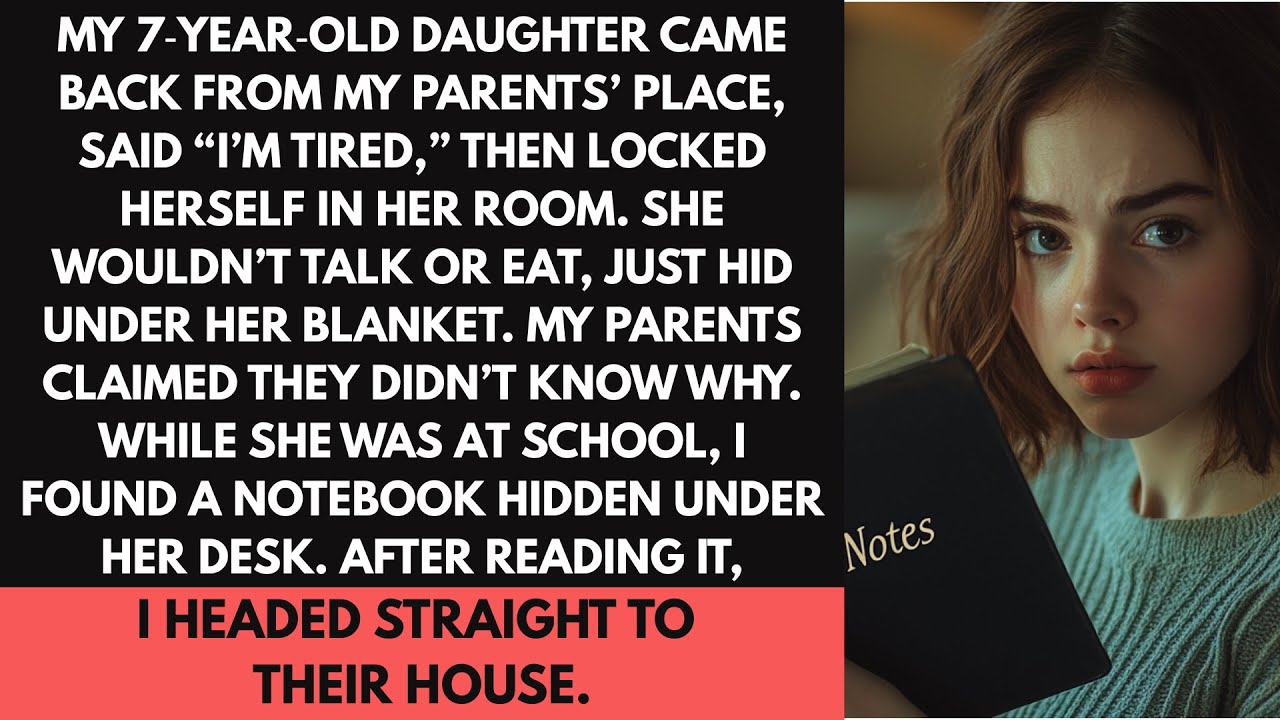 My daughter went silent after visiting my parents—then I found a secret ...