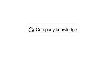 Work smarter with your company knowledge in ChatGPT