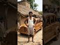 The village boy built the wooden car. #ytshorts #automobile #trending #love #craft #woodworking