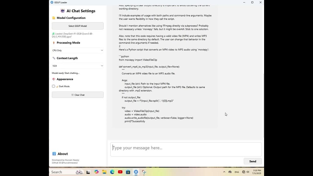 how to Run chatGPT oss, Mistral, LLaMA, DeepSeek Locally? | GGUF Loader (No Python, No Internet)