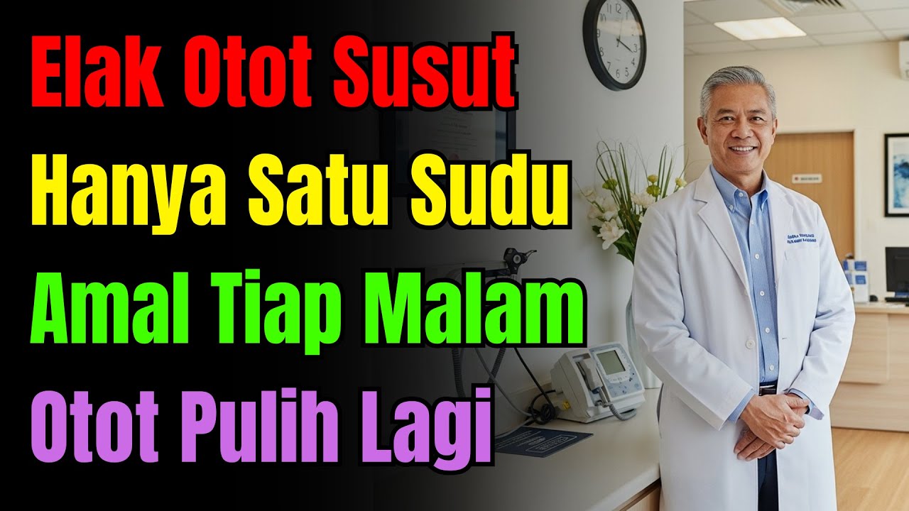 Rahsia Makanan Malam! Warga Emas Wajib Tahu Ini Untuk Elak Otot Kecut & Lemah. Sangat Penting!