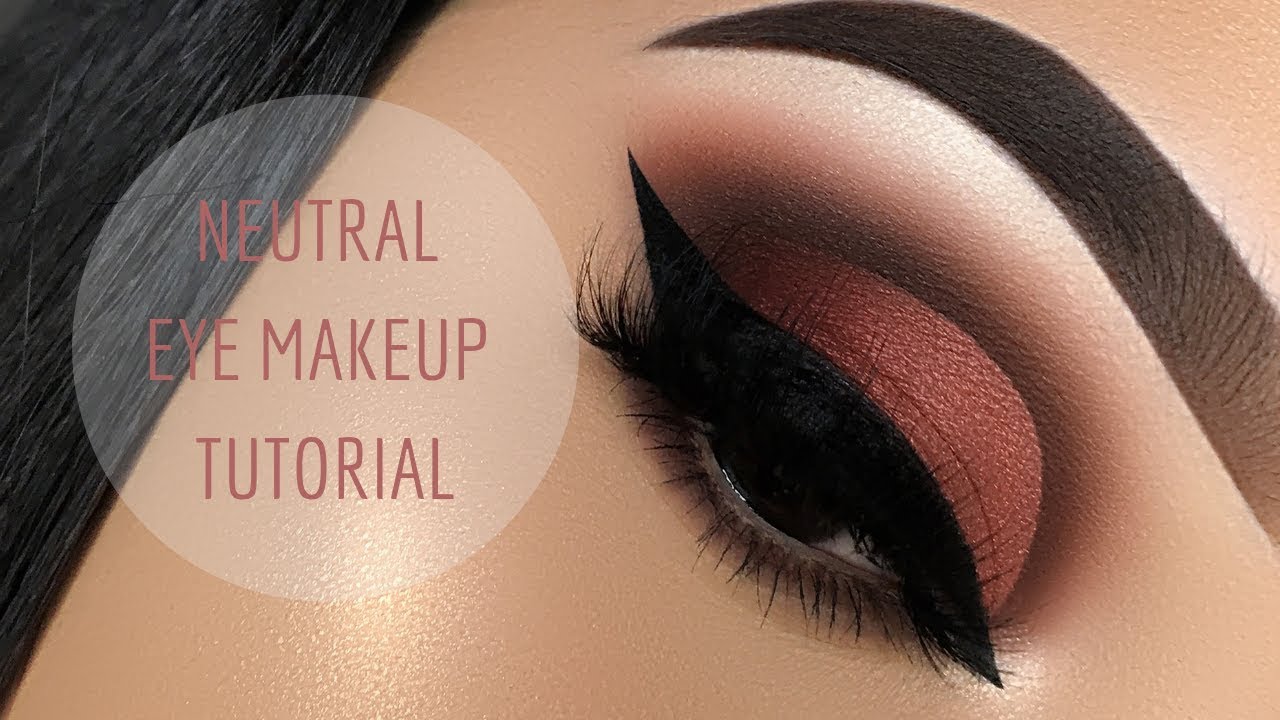 NEUTRAL EYE MAKEUP TUTORIAL - YouTube