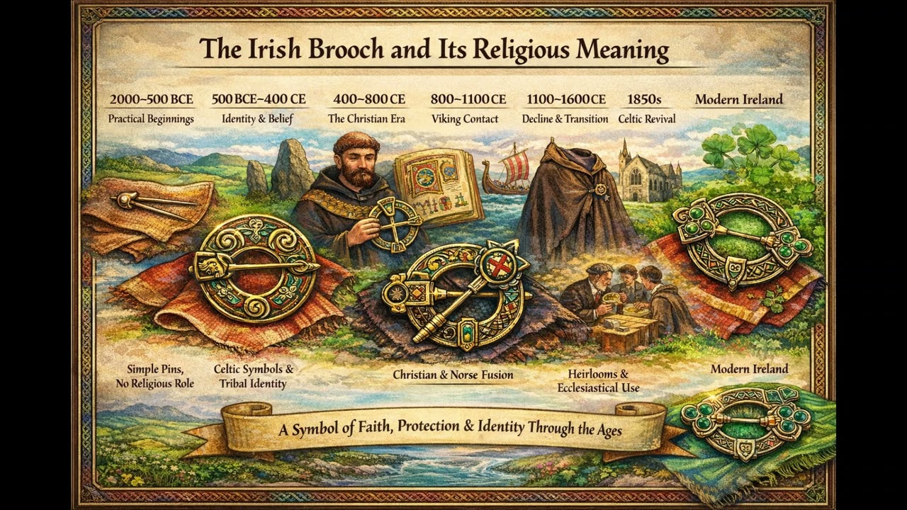 The Irish Brooch: A 4,000-Year Timeline of Faith, Power & Sacred Craft