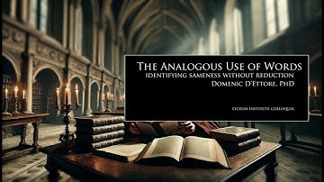 Analogy | On the Analogous Use of Words