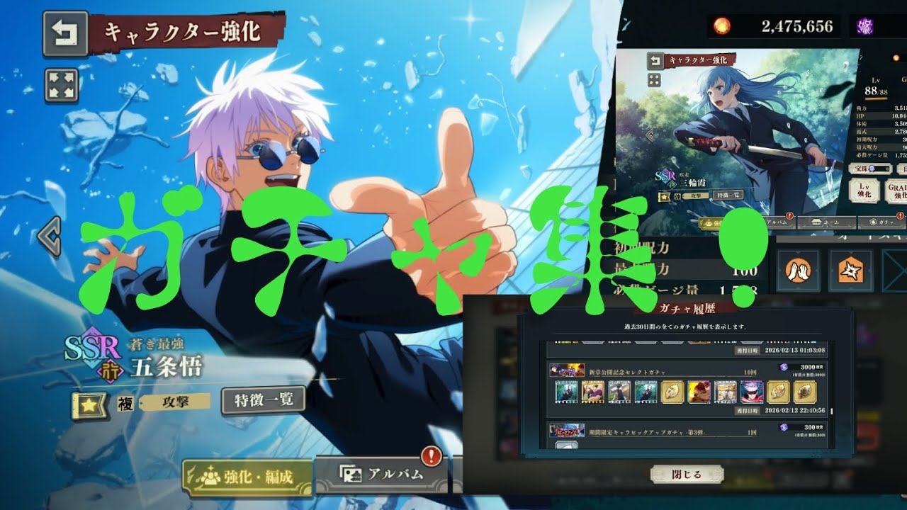 ファンパレガチャ集&無限回廊25層（おまけ）（著作権保護の為無限回廊の音声はなし）