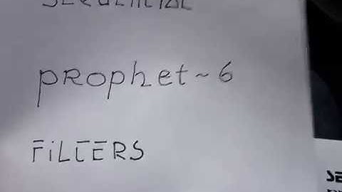 DSI Sequential Prophet-6 great filters cutoff stepping? quantization? Nope! Harmonics!! Sweeps jam.