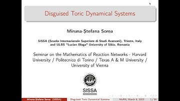 MoRN Seminar: Miruna-Stefana Sorea (SISSA), March 9, 2023