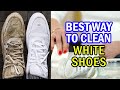 How to Clean White Shoes At Home: Remove Yellow Stains Easily