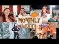 Monthly vlog  travaux   tournages tv shooting  un mois avec moi