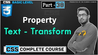 What is text transform and how to use text transform in css for beginners in hindi #38