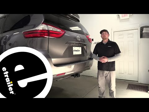 etrailer Trailer Hitch Installation - 2017 Toyota Sienna