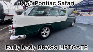 VERY RARE EARLY BRASS LIFTGATE 1955 Pontiac Safari