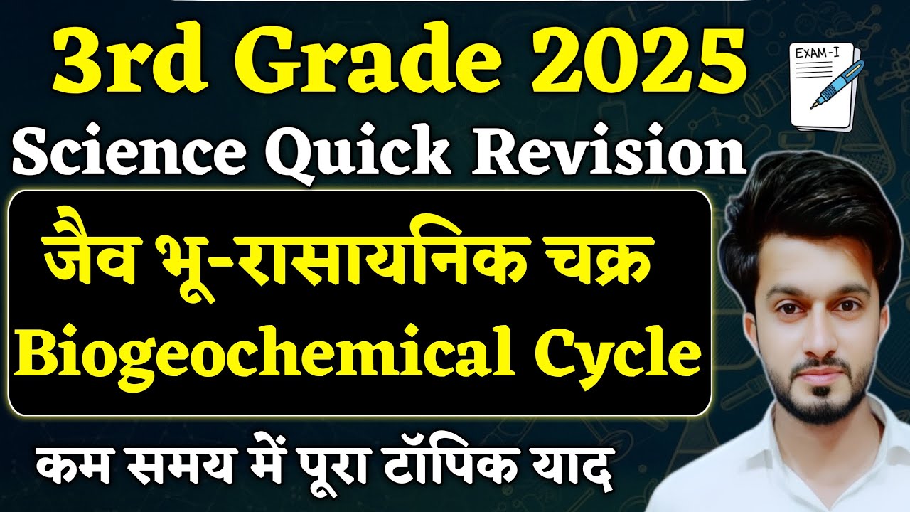 3rd Grade Science | Bio Geochemical Cycles | Easy Science | REET Mains