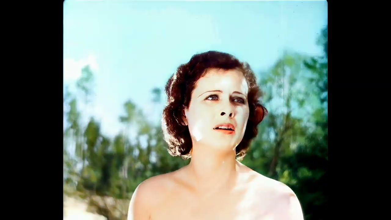Hedy Lamarr Extasis 1933 colorized remastered 4k