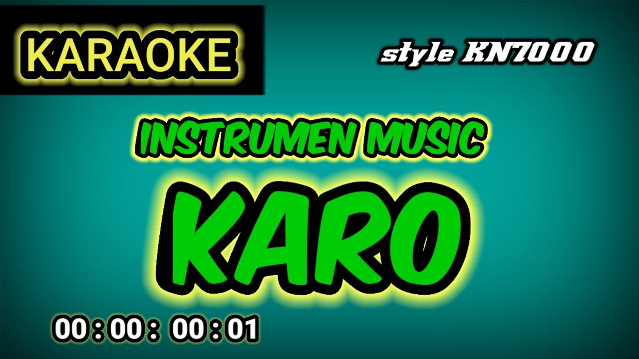 instrument musik karo YouTube