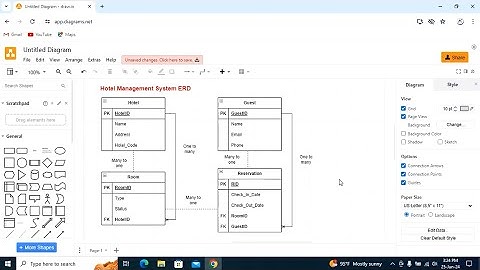 Creating Entity Relationship Diagram(ERD) Using Draw.io