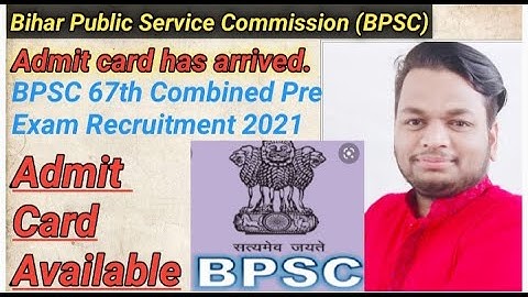 BPSC 67th Pre Re Exam Date 2022 Admit card available.बीपीएससी 67वीं प्री री परीक्षा तिथि 2022 #BPSC