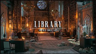 Cozy Locked Library Ambience ASMR Room: Orilium  Magical Readathon ✨