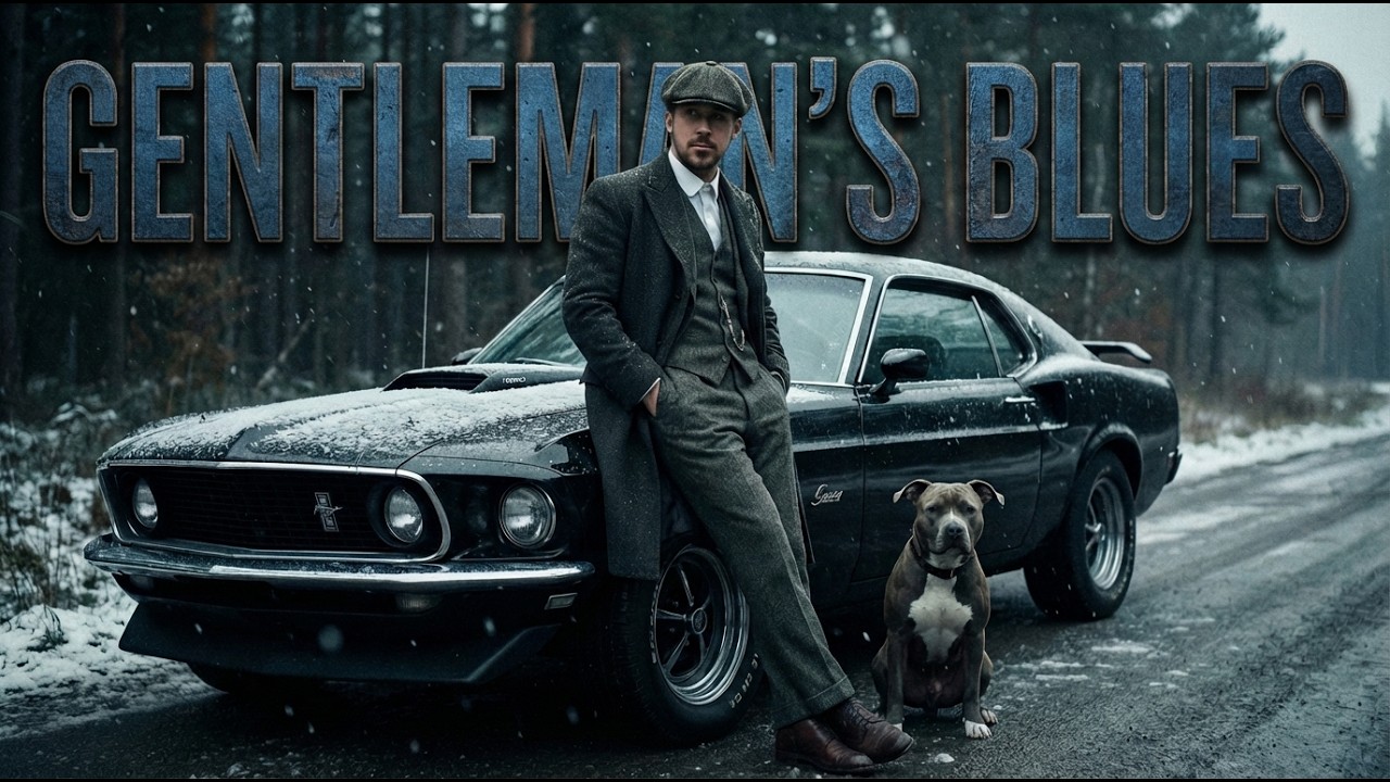 Slow Blues For A Whiskey Night | Gentleman Dark Blues | Relaxing Noir Music