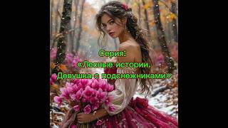 🌹Серия: «Лесные истории — Девушка с подснежниками»