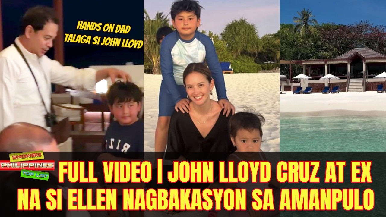 ПОЛНОЕ ВИДЕО | Джон Ллойд Круз и Эллен Адарна счастливо отдыхают в Аманпуло со своим сыном