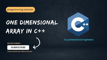 Part 15 - One Dimensional Array in C++ || Urdu /Hindi ||