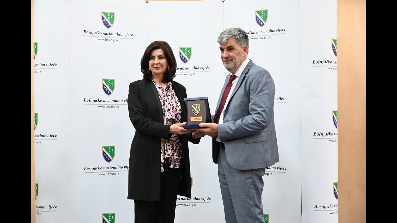 HAJRIZ BRČVAK DOBITNIK PLAKETE BOŠNJAČKOG NACIONALNOG VIJEĆA