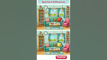 Can You Find All 5 Differences⁉️ Part1️⃣ #shorts #SpotTheDifference