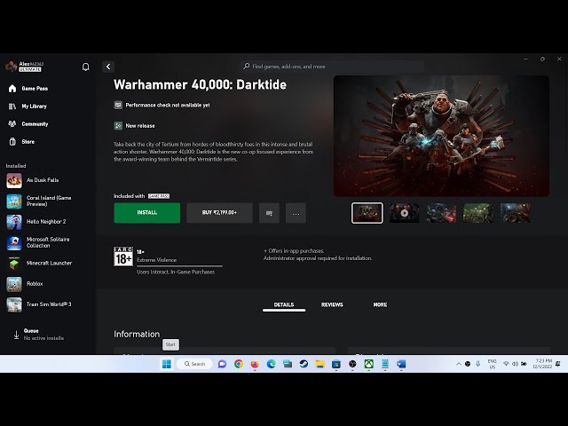 Buy Warhammer 40,000: Darktide - Microsoft Store en-IS