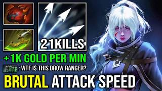 Nothing Can Stop Late Game Drow Ranger 100% Max Agility Speed Heart of Tarrasque 1K GPM Dota 2