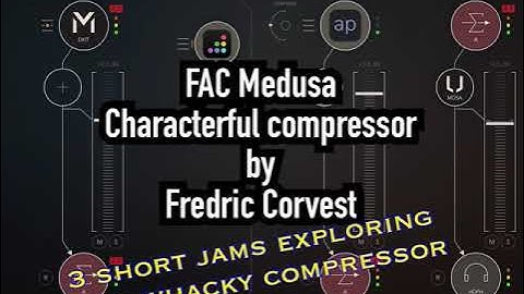 FAC Medusa Compressor plugin for iOS by Frederic Corvest
