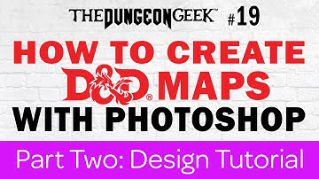 How To Create RPG Maps in Photoshop: Part 2 -  Simple Dungeon Design Tutorial