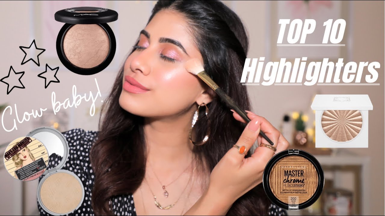 TOP 10 Highlighters, Drugstore & High-end