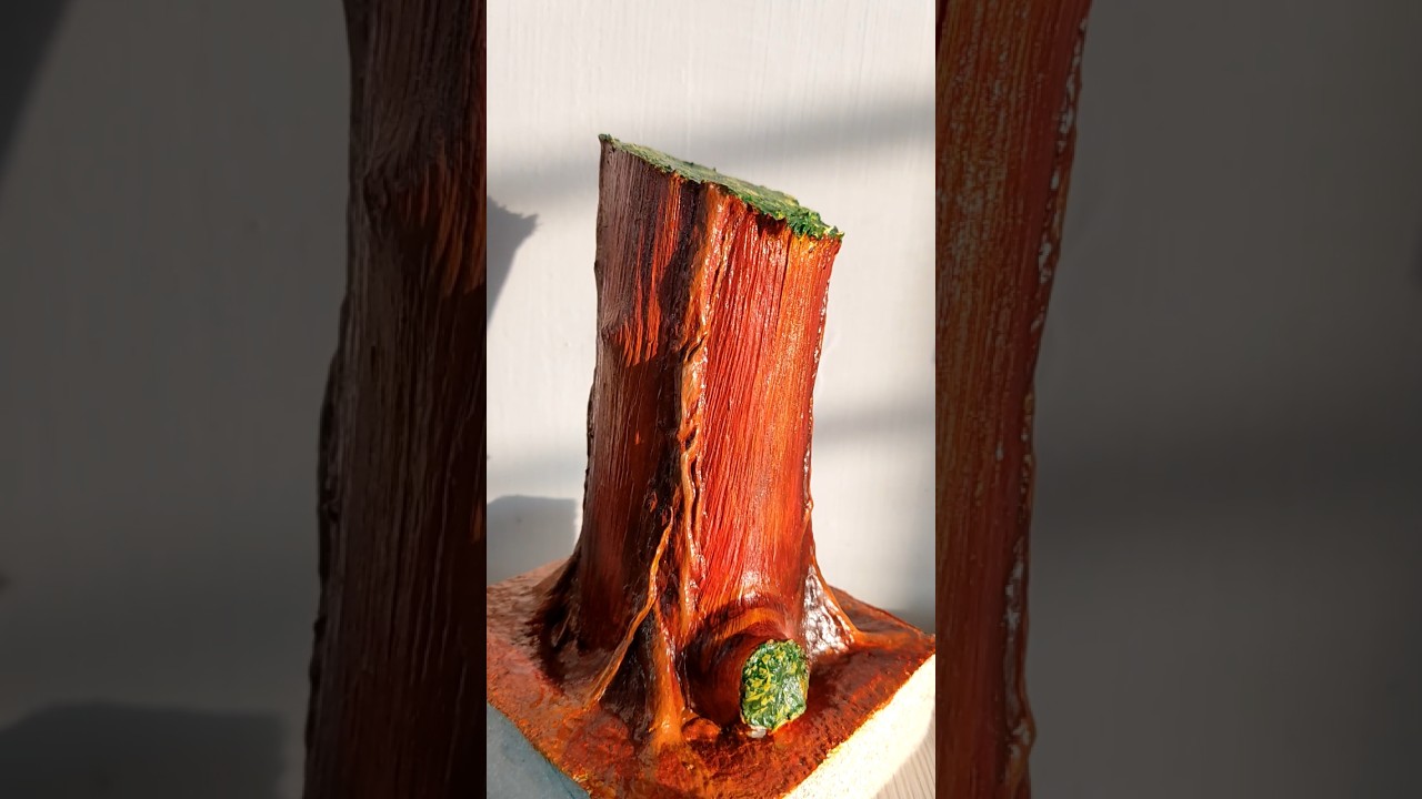 Painting Wood Piece #art #painting #acrylicpainting