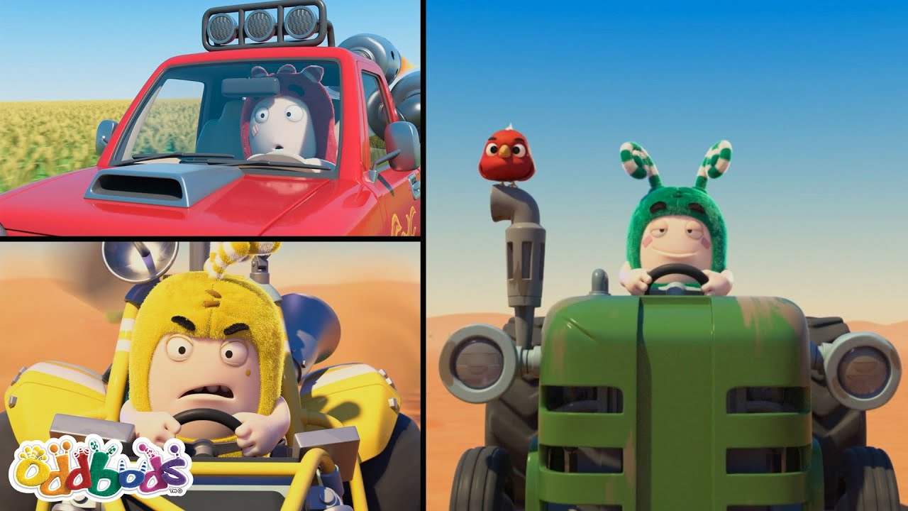 Carrera de Oddbods | Caricaturas | Videos Graciosos Para Niños | Oddbods