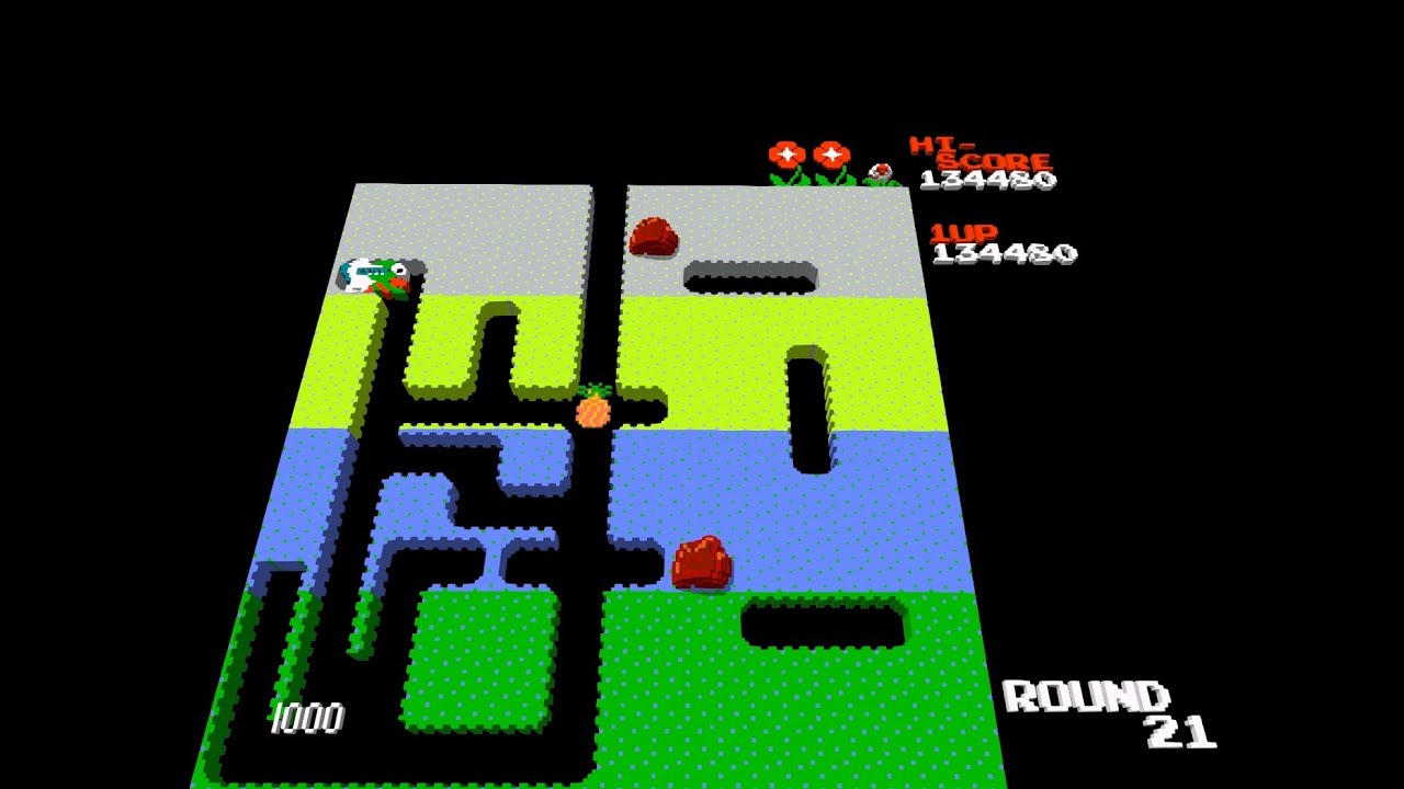 DIG DUG Emulator 3DSEN NES MyRecordGame9 YouTube