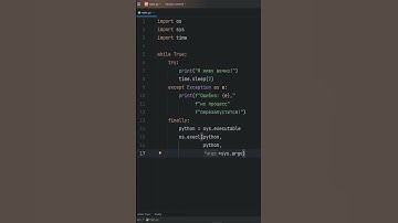 Код, который живёт вечно на Python #python #программирование #code