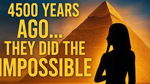 How Ancient Engineers Built the Impossible Pyramids 4500 Years Ago | Great Pyramid of Giza Mystery