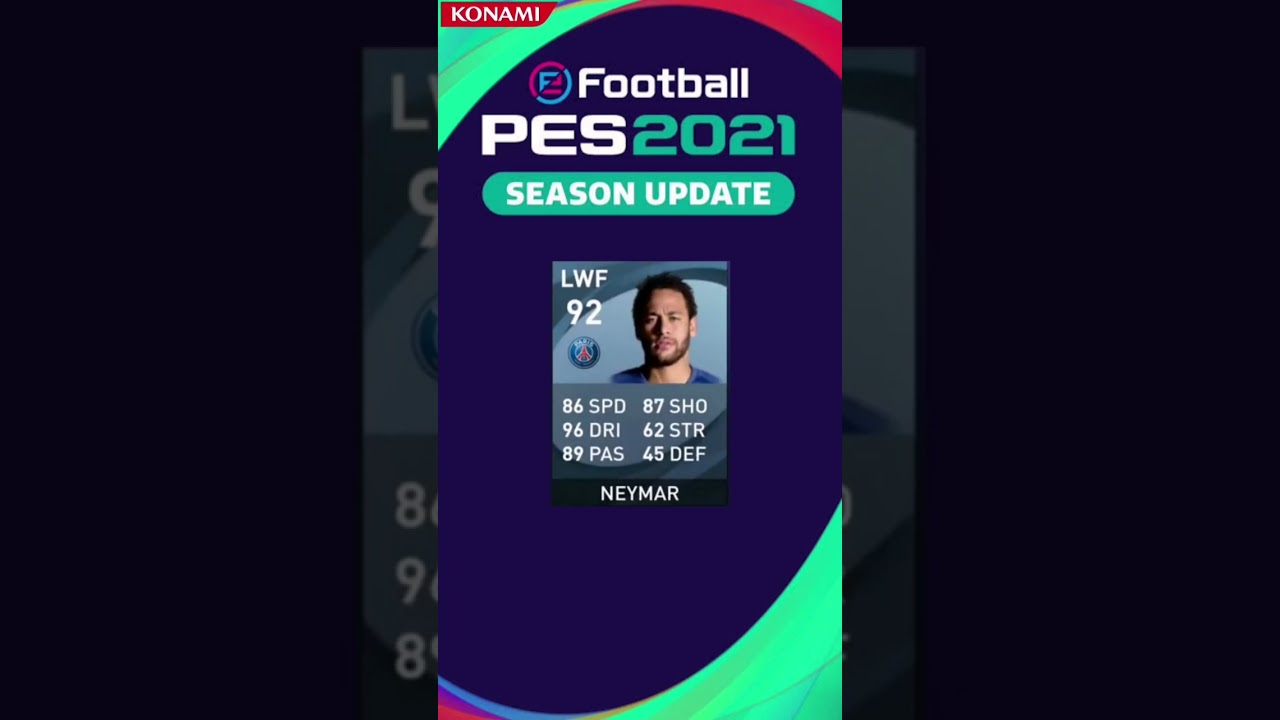 Neymar evolution pes 18 to 23