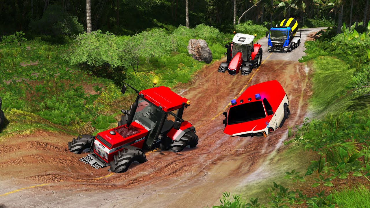 Cars vs Mud Pit #26 | BeamNG.DRIVE