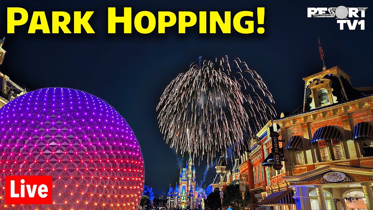 🔴Live: Saturday Night Live Park Hopping at Magic Kingdom & Epcot - Walt Disney World Live Stream