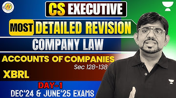 COMPANY LAW CS EXECUTIVE ONE SHOT REVISION MARATHON DAY 1 CS AMIT VOHRA #dec24