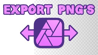 How to Export a Transparent PNG - Affinity Photo V2