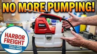 Harbor Freight Bauer 20V 1-Gallon Chemical Sprayer Full Review & Demo
