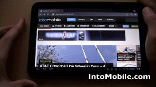 Adobe Flash 10.2 Player demo on Motorola XOOM Android 3.0 Honeycomb tablet