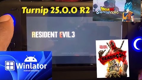 Testing New Turnip 25.0.0 R2 on Winlator with Odin 2 pro