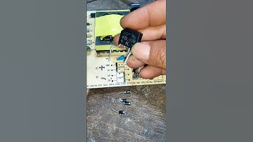 He replaced the four shorted diodes with one bridge rectifier #replace #diode #rectifier #shorts